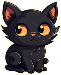 Enchanting Black Cat