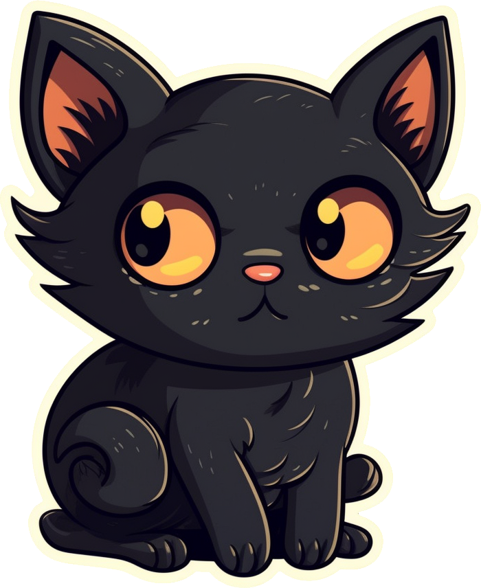 Enchanting Black Cat