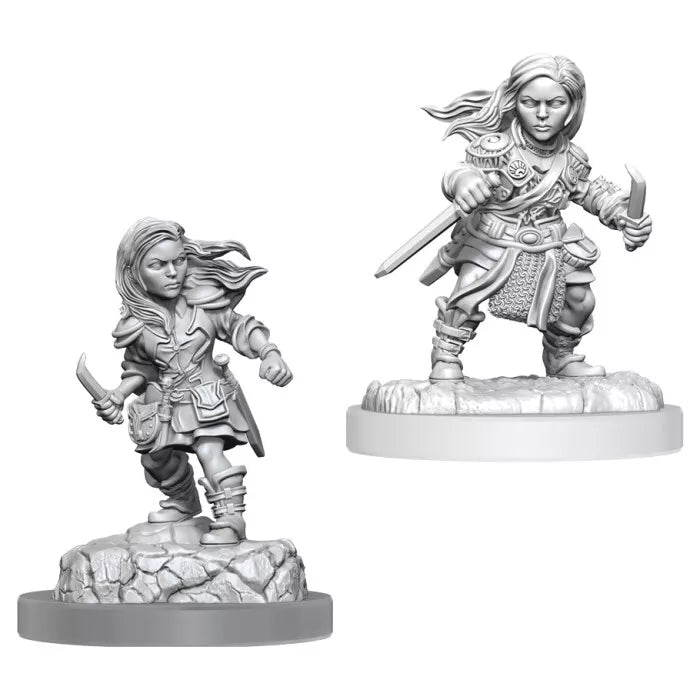 DUNGEONS AND DRAGONS: NOLZUR'S MARVELOUS UNPAINTED MINIATURES - Halfling Rogue Female