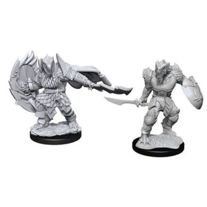 DUNGEONS AND DRAGONS: NOLZUR'S MARVELOUS UNPAINTED MINIATURES - Dragonborn Fighter Male