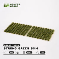 Gamers Grass: Strong Green 6mm Small
