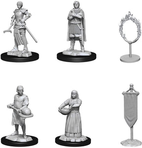 Deep Cuts Unpainted Miniatures: Kingdom Retainers