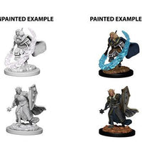 DUNGEONS AND DRAGONS: NOLZUR'S MARVELOUS UNPAINTED MINIATURES - ELF MALE CLERIC (2 figures included)