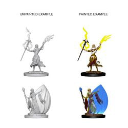 DUNGEONS AND DRAGONS: NOLZUR'S MARVELOUS UNPAINTED MINIATURES - ELF FEMALE WIZARD