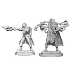 DUNGEONS AND DRAGONS: NOLZUR'S MARVELOUS UNPAINTED MINIATURES - HUMAN MALE SORCERER