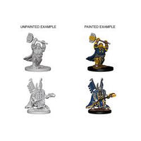 DUNGEONS AND DRAGONS: NOLZUR'S MARVELOUS UNPAINTED MINIATURES - DWARF MALE PALADIN
