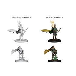 DUNGEONS AND DRAGONS: NOLZUR'S MARVELOUS UNPAINTED MINIATURES - ELF FEMALE DRUID