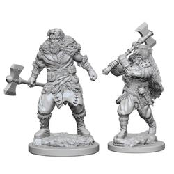 DUNGEONS AND DRAGONS: NOLZUR'S MARVELOUS UNPAINTED MINIATURES - HUMAN MALE BARBARIAN