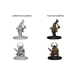 DUNGEONS AND DRAGONS: NOLZUR'S MARVELOUS UNPAINTED MINIATURES - DWARF FEMALE BARBARIAN