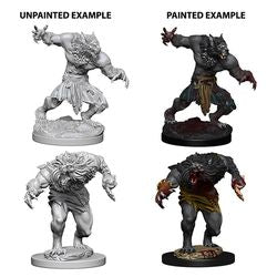 DUNGEONS AND DRAGONS: NOLZUR'S MARVELOUS UNPAINTED MINIATURES - WEREWOLF`