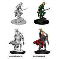 DUNGEONS AND DRAGONS: NOLZUR'S MARVELOUS UNPAINTED MINIATURES - FEMALE ELF FIGHTER