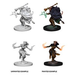 DUNGEONS AND DRAGONS: NOLZUR'S MARVELOUS UNPAINTED MINIATURES - FEMALE TIEFLING WARLOCK