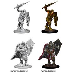 DUNGEONS AND DRAGONS: NOLZUR'S MARVELOUS UNPAINTED MINIATURES - DEATH KNIGHT AND HELMED HORROR