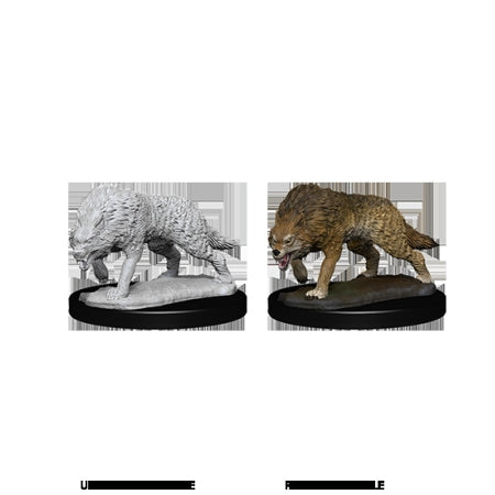 DEEP CUTS UNPAINTED MINIATURES - TIMBER WOLVES