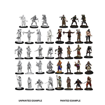 DEEP CUTS UNPAINTED MINIATURES - TOWNSPEOPLE AND ACCESSORIES