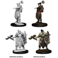 DUNGEONS AND DRAGONS: NOLZUR'S MARVELOUS UNPAINTED MINIATURES - FEMALE HALF-ORC BARBARIAN