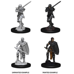 DUNGEONS AND DRAGONS: NOLZUR'S MARVELOUS UNPAINTED MINIATURES - FEMALE HUMAN FIGHTER