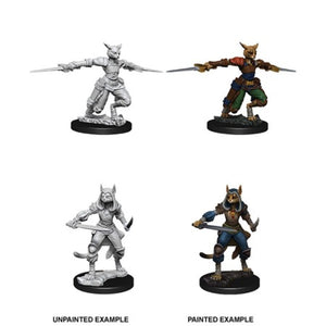 DUNGEONS AND DRAGONS: NOLZUR'S MARVELOUS UNPAINTED MINIATURES - FEMALE TABAXI ROGUE