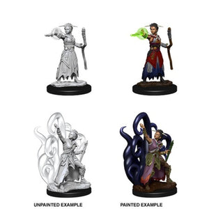 DUNGEONS AND DRAGONS: NOLZUR'S MARVELOUS UNPAINTED MINIATURES - FEMALE HUMAN WARLOCK