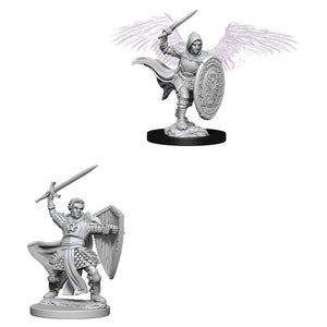 DUNGEONS AND DRAGONS: NOLZUR'S MARVELOUS UNPAINTED MINIATURES - AASIMAR MALE PALADIN