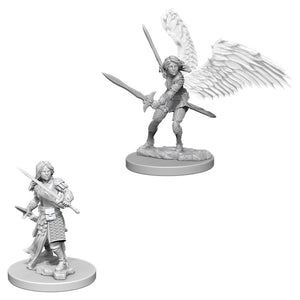 DUNGEONS AND DRAGONS: NOLZUR'S MARVELOUS UNPAINTED MINIATURES - AASIMAR FEMALE PALADIN