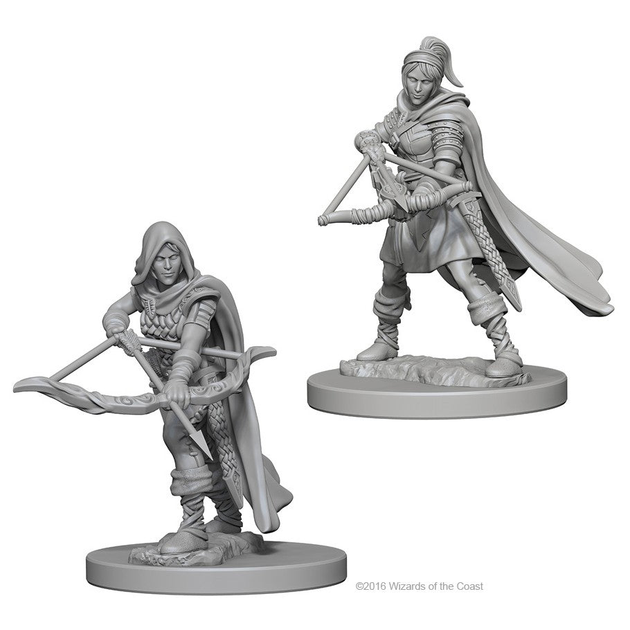 DUNGEONS AND DRAGONS: NOLZUR'S MARVELOUS UNPAINTED MINIATURES - HUMAN FEMALE RANGER