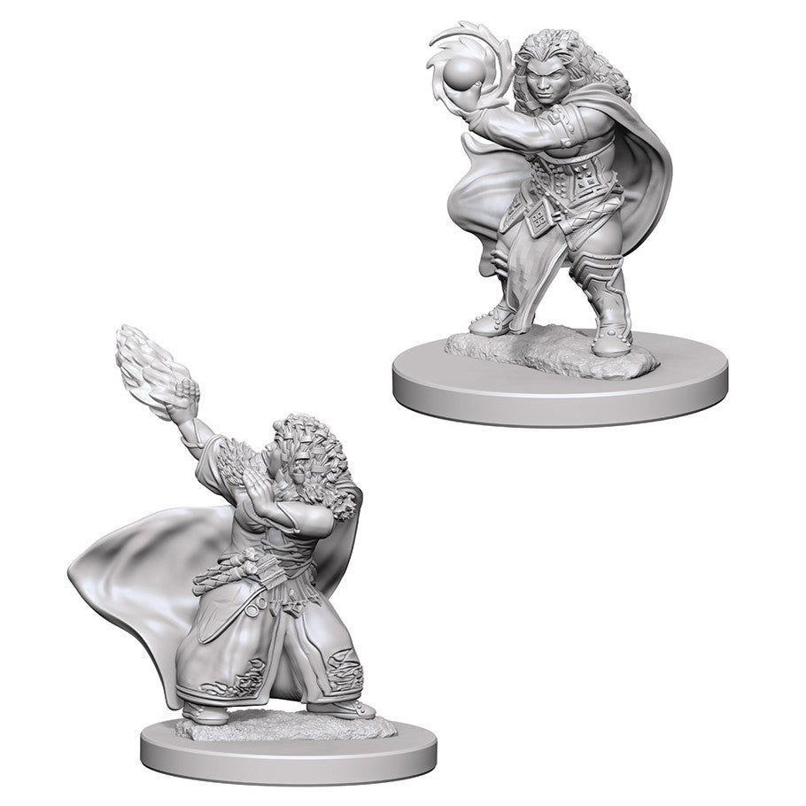 DUNGEONS AND DRAGONS: NOLZUR'S MARVELOUS UNPAINTED MINIATURES - DWARF FEMALE WIZARD